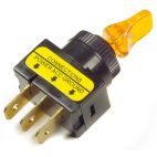 Switch - Toggle/Rocker - H/D Truck Illuminated Duckbill 12 Volts