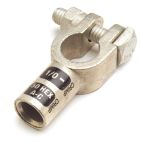 Battery Cable Terminal - Top Mount - H/D Truck Straight Barrel Clamp - Positive 4 ga. GROTE