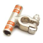 Battery Cable Terminal - Top Mount - H/D Truck Flag Connector - Negative 4 ga. GROTE