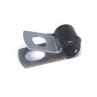 Grote 7/8 in Diameter 1/4 in Hole Vinyl Insulated Metal Clamp - Pack of 15
