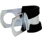 Grote 1/4 in Diameter 3/8 in Hole Rubber Insulated Metal Clamp - Pack of 10