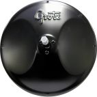 Mirror - Exterior Rear View 8" Round Convex w/ Centre Mount Ball Stud Black Enamel