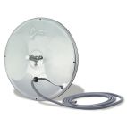 Mirror - Exterior Rear View 8" Round Heated Convex Stainless Steel