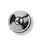 Mirror - Exterior Rear View Round Clamp On Stack & Spot Mirror, 5" Convex Black Enamel