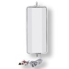 Mirror - Exterior Rear View 7" x 16" Remote Control, Heated Mirror Assembly Bright