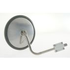 Mirror - Exterior Rear View 10 1/2" Convex, Cross Over Mirror Stainless Steel