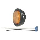 Lamp Kit / Clearance & Marker Optic Lens, Male Pin Amber