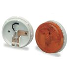 Lamp / Clearance & Marker Round-Surface Mount, Single-Bulb Red