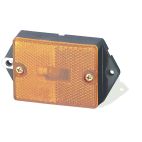 Lamp / Clearance & Marker Rectangular, Single-Bulb Amber