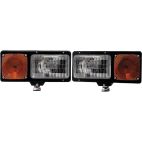 Lamp / Snow Plow Rectangular Yellow Bulb