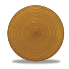 Lens - Taillight Red And Yellow Round