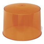 Lens - Emergency Vehicle Lamp Amber Cylinder
