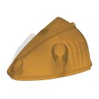 Lens - Clearance & Marker Amber Triangle