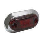 Lamp / Clearance & Marker 2 1/2 in. Mini, Oval, Clearance/Marker LED Red