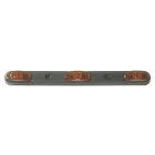 Lamp / Identification Bar 2 1/2 in. Oval, LED, Bar Red