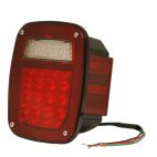 Lamp / Stop, Turn & Tail Hi Count LED Box Lamp, RH With Side Marker Red