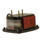 Lamp / Stop, Turn & Tail Hi Count LED Box Lamp, LH With License Window And Side Marker Red