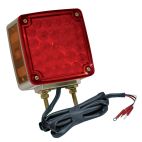 Lamp / Stop, Turn & Tail Hi Count LED 2 Sided Lamp With Side Marker, LH Red And Yellow