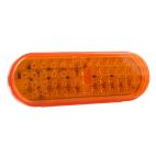 Lamp / Stop, Turn & Tail Hi Count LED 56 Diodes, Oval Stop/Tail/Turn Lamp Yellow