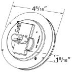 Lamp / Stop, Turn & Tail 4 in. LED SuperNova Stop/Tail/Turn, Hard Shell Connector, 3 Diodes Red