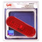 Lamp / Stop, Turn & Tail Hi Count LED Oval Stop/Tail/Turn Lamp, Clear Lens Red