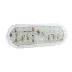 Lamp / Stop, Turn & Tail Hi Count LED Oval Stop/Tail/Turn Lamp, Clear Lens Red
