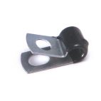 Grote 1/4 in Diameter 1/4 in Hole Vinyl Insulated Metal Clamp - Pack of 100