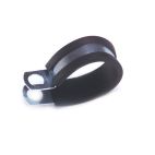 Grote 1 in Diameter 3/8 in Hole Rubber Insulated Metal Clamp - Pack of 10