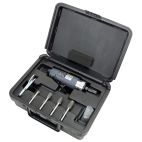 Ingersoll Rand 308BK 308B Straight Air Die Grinder Kit, Includes 4 Burs and Case, 0.25 Collet, Burr, 25000 RPM, Rear Exhaust, 0.33 HP