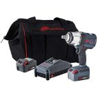 Ingersoll Rand W7172-K22 20V High-torque 3/4" Drive Cordless Impact Wrench Kit, 1500 ft-lbs Max Torque, 2 Batteries and Charger, Standard Anvil