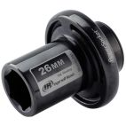 Ingersoll Rand S64M26L-PS1 26mm Chrome-Molybdenum Steel Deep PowerSocket for Ingersoll Rand 1/2in Drive Tool