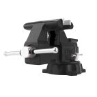 Utility Bench Vise, 6-1/2", Black