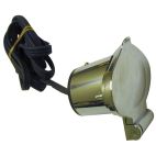 Engine Heater Power Receptacle - KAT Chrome Coated Acrylic Polymer