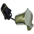 Engine Heater Power Receptacle - KAT Chrome Coated Acrylic Polymer