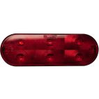 NAPA® Lighting by Truck-Lite Oval LED Warning Light - Red 6 inch Grommet mount