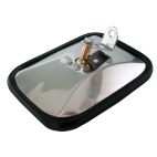 Convex / Spot Mirror - H/D Truck Rectangular Tripod Spot Mirror NAPA Lighting (Truck Lite)