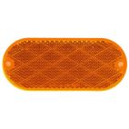 OVL 2 HOLE REFLCT,YEL