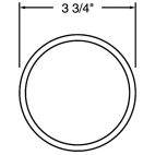 Convex / Spot Mirror - H/D Truck Stick On Spot NAPA Lighting (Truck Lite)