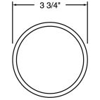 Convex / Spot Mirror - H/D Truck Stick On Spot NAPA Lighting (Truck Lite)