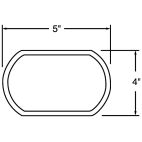 Convex / Spot Mirror - H/D Truck Stick On Spot NAPA Lighting (Truck Lite)