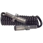 Trailer Connector Coiled Cables / Cords Assy - H/D Truck Heavy Duty 7