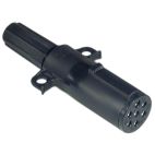 Trailer Connector Coiled Cables / Cords Assy - H/D Truck Nylon Replacement Plug