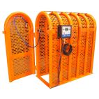 Martins Industries MIC-6HD-KIT Heavy Duty 6-Bar Tire Inflation Cage Kit with Inflator
