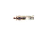 Air Brake Hose Fittings - H/D Truck Rubber (Bulk) Male Connector w/ Spring Guard Haldex