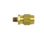 Air Brake Hose Fittings - H/D Truck Rubber (Bulk) Male Connector w/o Spring Guard Haldex