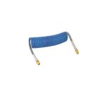 Air Brake Hoses / Coiled Trailer Lines / Single - H/D Truck Blue