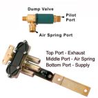 Air Suspension Valves / Leveling / Height Control - New - H/D Truck Controlled Response w/ Normally Closed Dump Valve Haldex / Neway