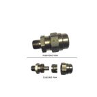 Air Brake Hose Fittings - H/D Truck Rubber (Bulk) Male Connector w/o Spring Guard Haldex