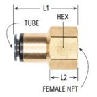 CONN FEMALE 3/8T 1/8P