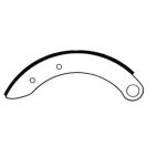 Brake Shoes - Single / Bulk - Remfd - H/D Truck 1308 (W) (Rockwell Stopmaster Wedge) Haldex (GC) Rockwell / Meritor RSA Stopmaster Wedge Brake 23K Severe Service Combination Haldex